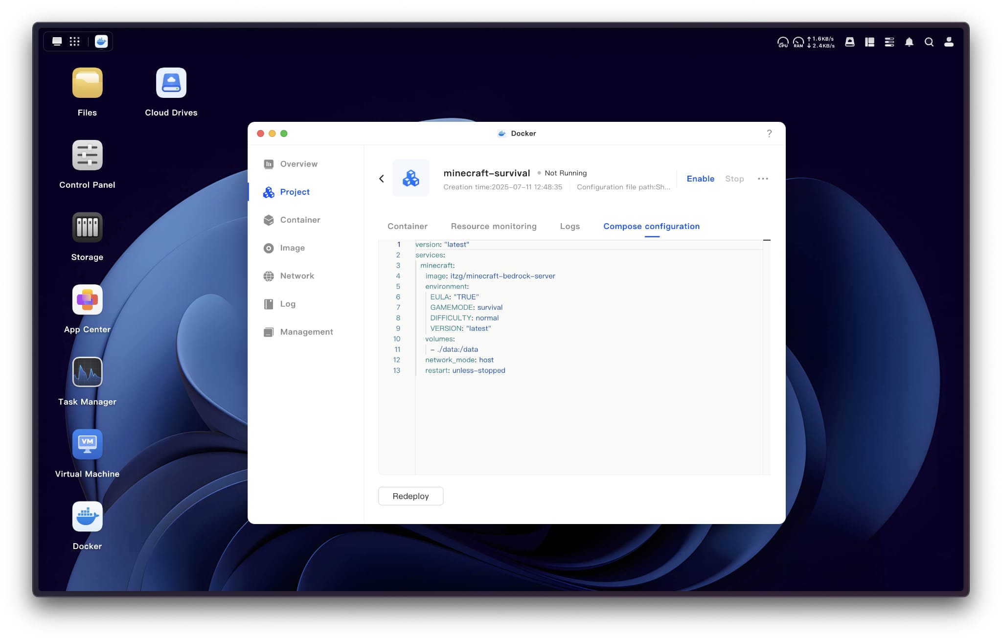 Minecraft UGREEN NAS Minecraft UGREEN NAS