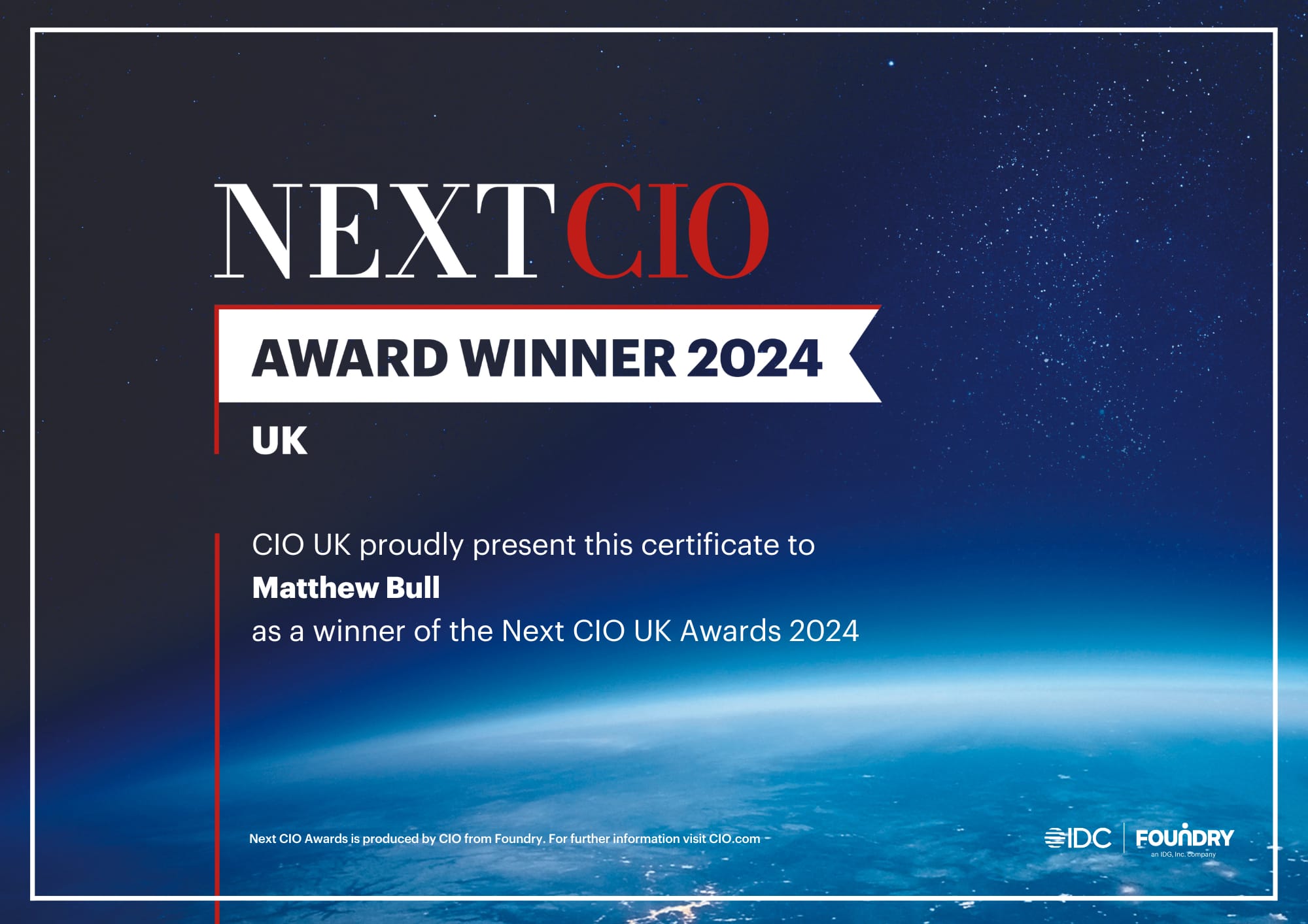 Next CIO Awards UK
